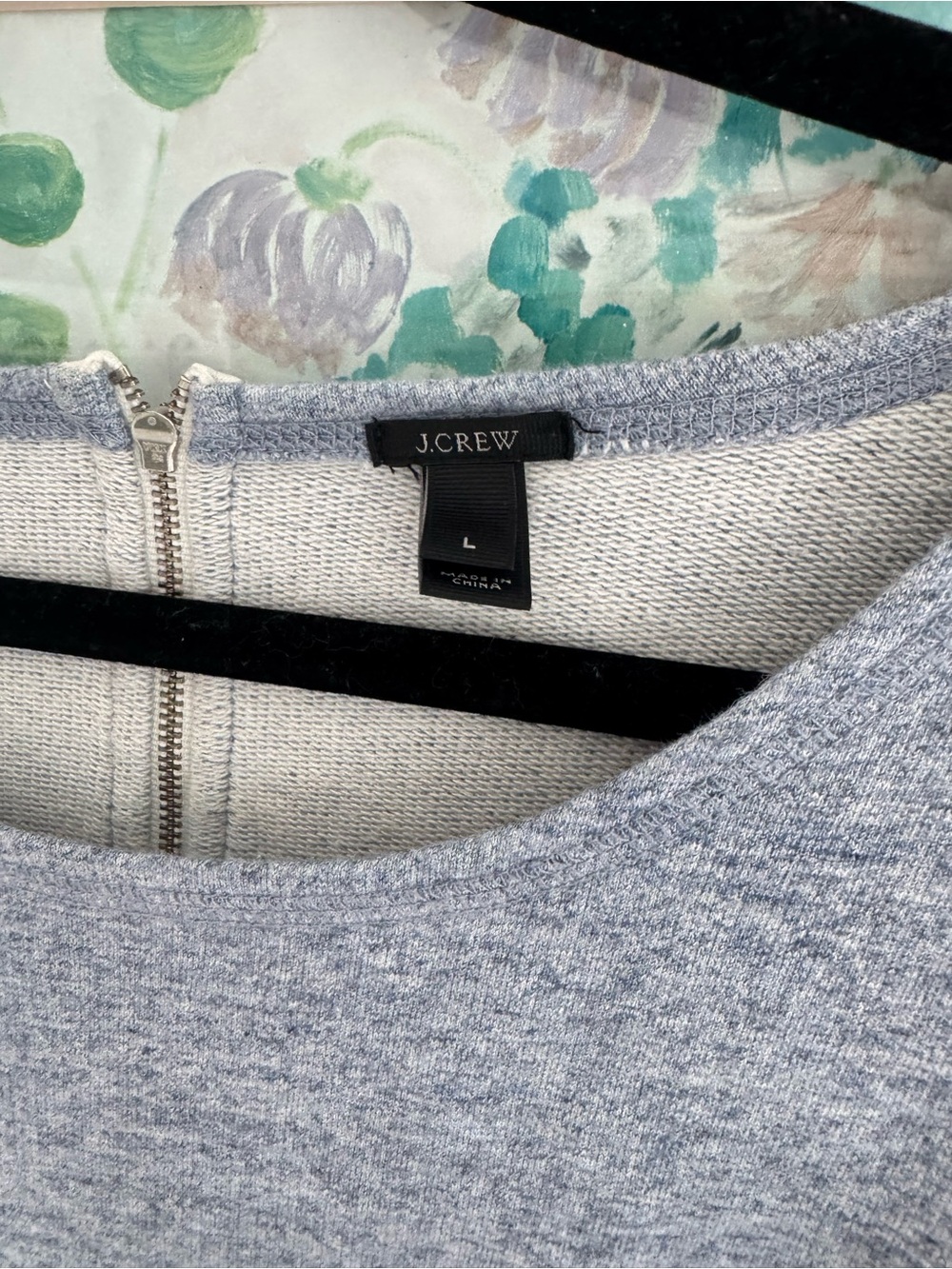 J. Crew Heather Gray Crewneck Sweatshirt - Picture 3 of 6